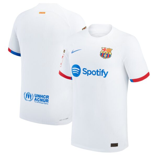 Barcelona 2023/24 Away Authentic Jersey - White