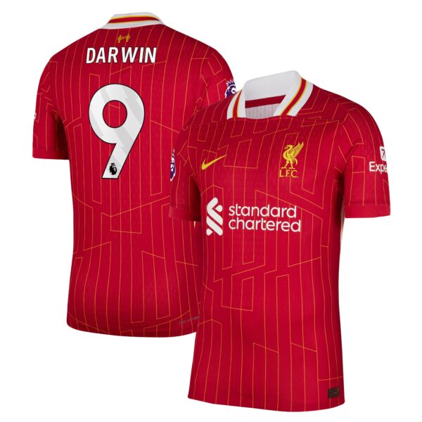 Darwin Núñez Liverpool 2024/25 Home Authentic Player Jersey – Red