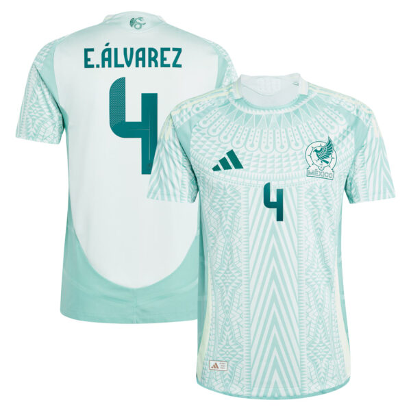 Edson Alvarez Mexico National Team 2024 Away Authentic Player Jersey - Green