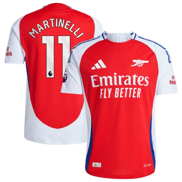 Gabriel Martinelli Arsenal 2024/25 Home Authentic Player Jersey – Red