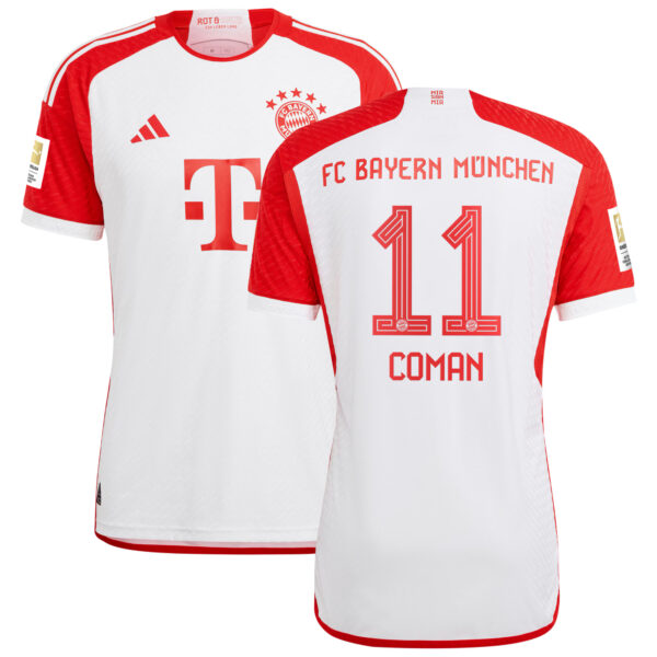 Kingsley Coman Bayern Munich 2023/24 Home Authentic Jersey - White