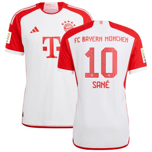 Leroy Sané Bayern Munich 2023/24 Home Authentic Jersey - White