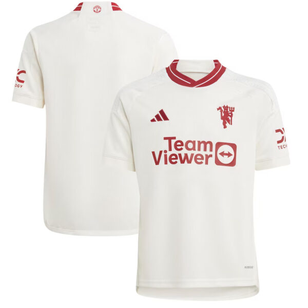 Manchester United 2023/24 Third Authentic Jersey - White