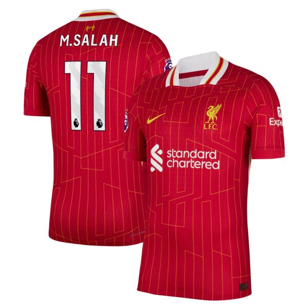 Mohamed Salah Liverpool 2024/25 Home Authentic Player Jersey – Red