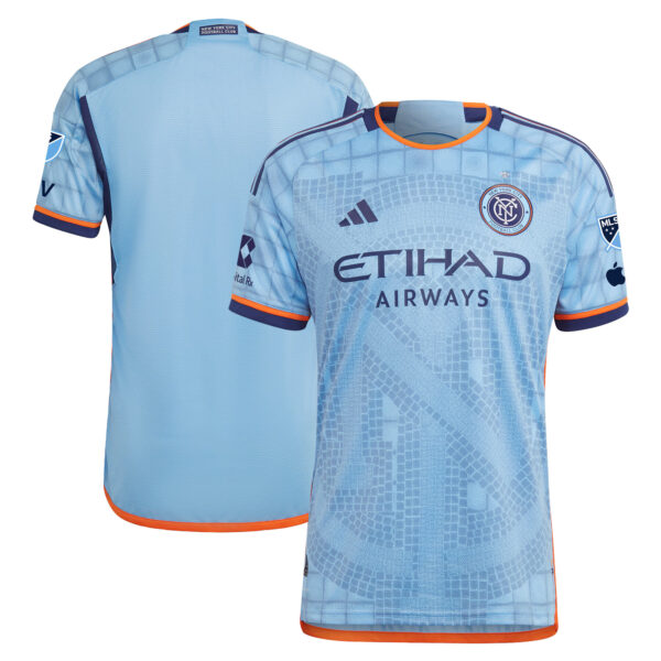 New York City FC 2024 The Interboro Kit Authentic Jersey - Sky Blue