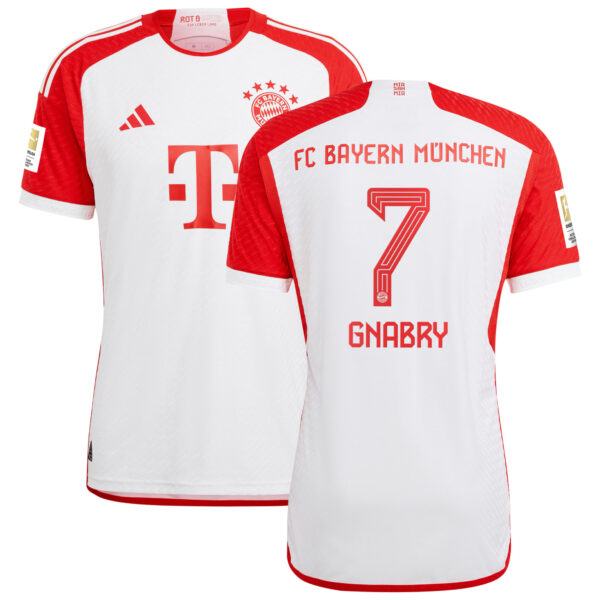 Serge Gnabry Bayern Munich 2023/24 Home Authentic Jersey - White