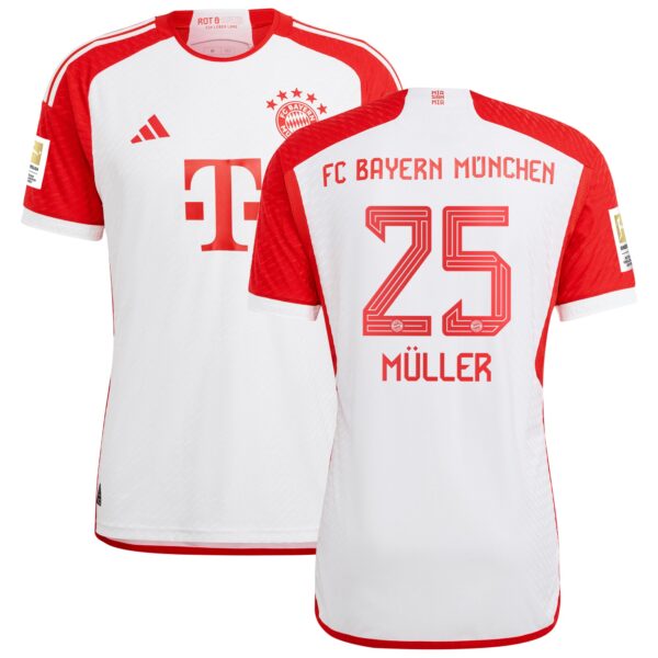 Thomas Müller Bayern Munich 2023/24 Home Authentic Jersey - White