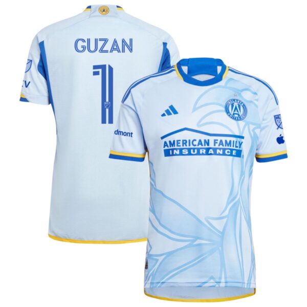 Atlanta United Fc 2024 The Resurgens Kit Authentic Jersey Light Blue 1 Guzan