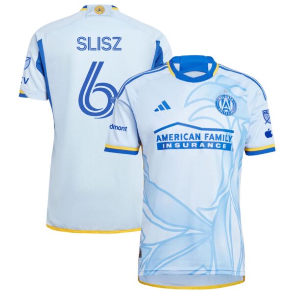 Atlanta United Fc 2024 The Resurgens Kit Authentic Jersey Light Blue 6 Slisz