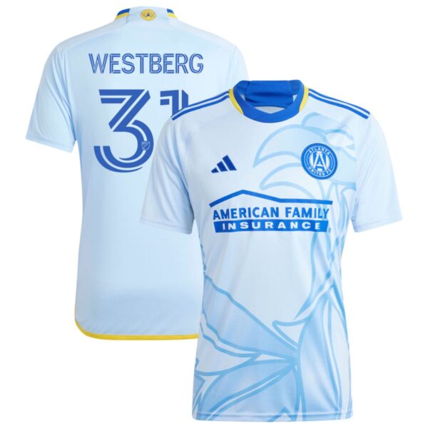 Atlanta United Fc 2024 The Resurgens Kit Jersey Light Blue 31 Westberg 201113213