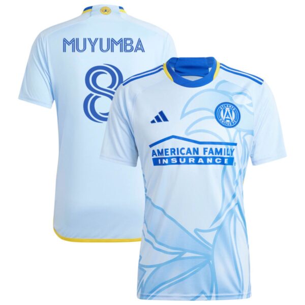 Atlanta United Fc 2024 The Resurgens Kit Jersey Light Blue 8 Muyumba 201113213