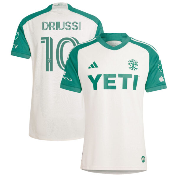 Austin Fc 2024 The Armadillo Kit Authentic Jersey Tan 10 Driussi