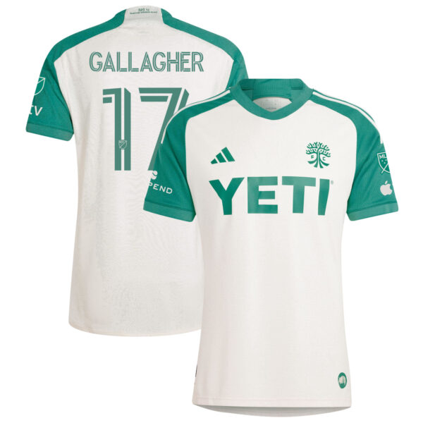 Austin Fc 2024 The Armadillo Kit Authentic Jersey Tan 17 Gallagher