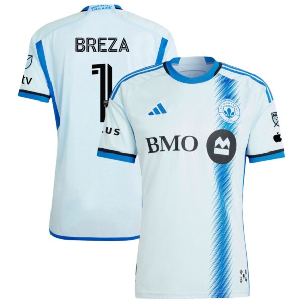 Cf Montreal 2024 La Main Authentic Jersey Light Blue 1 Breza