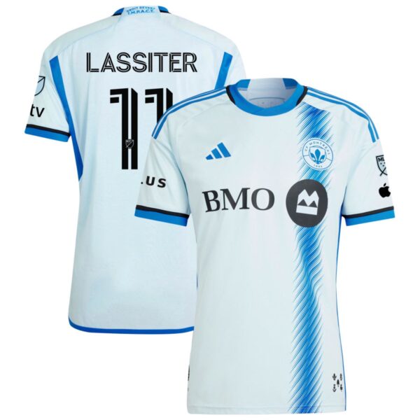 Cf Montreal 2024 La Main Authentic Jersey Light Blue 11 Lassiter