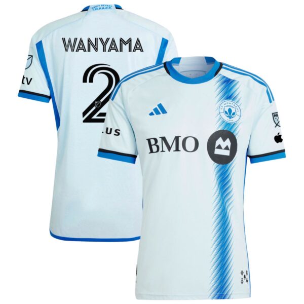 Cf Montreal 2024 La Main Authentic Jersey Light Blue 2 Wanyama