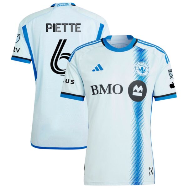 Cf Montreal 2024 La Main Authentic Jersey Light Blue 6 Piette