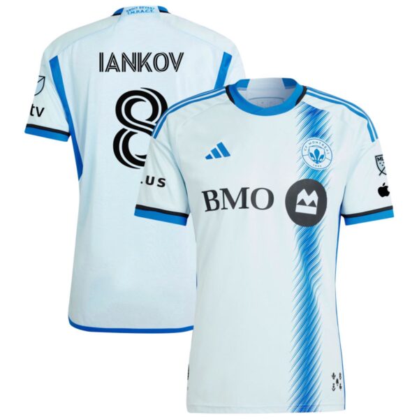 Cf Montreal 2024 La Main Authentic Jersey Light Blue 8 Iankov