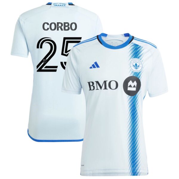 cf montreal 2024 la main jersey light blue 25 corbo 201113215