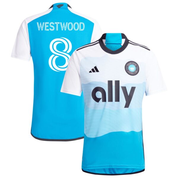 charlotte fc 2024 the carolina kit explore jersey blue 8 westwood 201110890