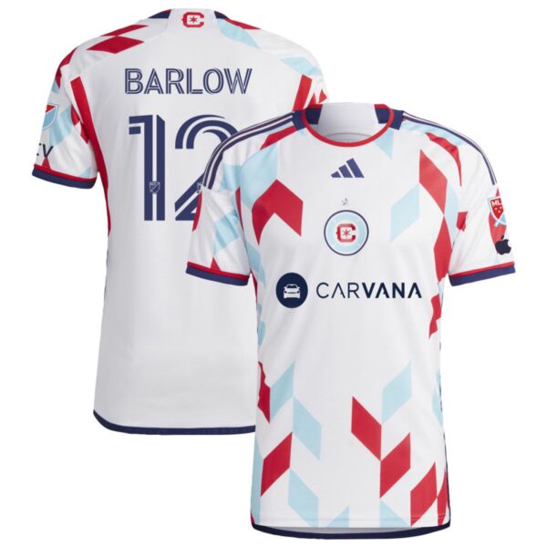 Chicago Fire 2024 A Kit For All Authentic Jersey White 12 Barlow