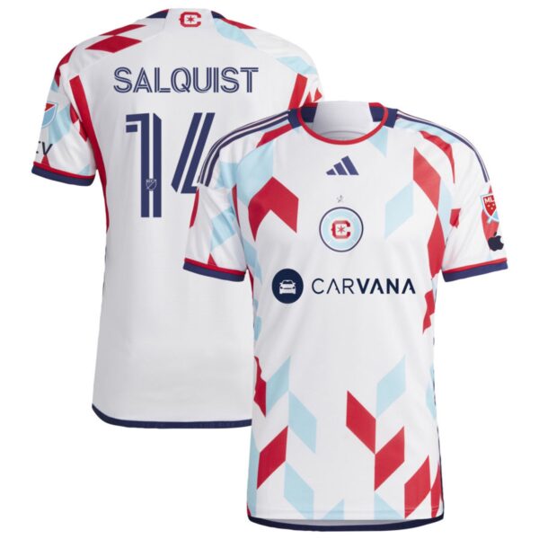 Chicago Fire 2024 A Kit For All Authentic Jersey White 14 Salquist