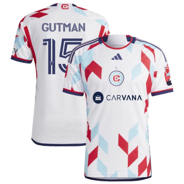 Chicago Fire 2024 A Kit For All Authentic Jersey White 15 Gutman