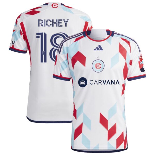 Chicago Fire 2024 A Kit For All Authentic Jersey White 18 Richey