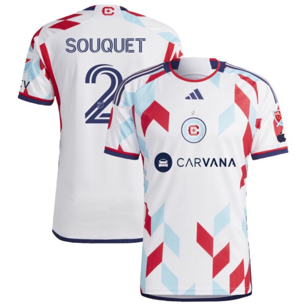 Chicago Fire 2024 A Kit For All Authentic Jersey White 2 Souquet