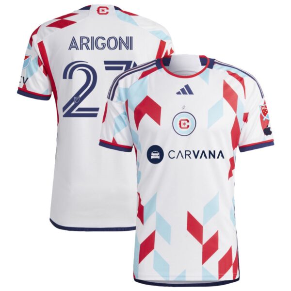 Chicago Fire 2024 A Kit For All Authentic Jersey White 27 Arigoni