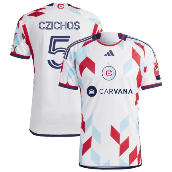 Chicago Fire 2024 A Kit For All Authentic Jersey White 5 Czichos