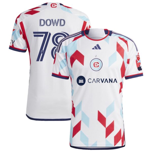 Chicago Fire 2024 A Kit For All Authentic Jersey White 78 Dowd