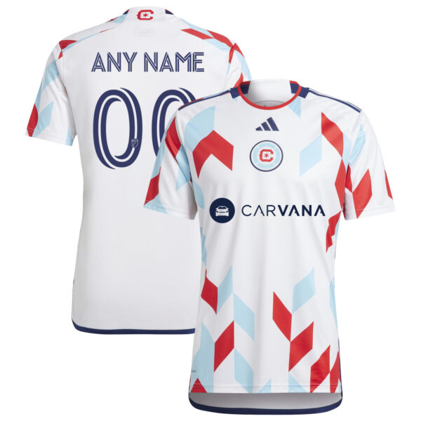 chicago fire 2024 a kit for all jersey white 00 any name 201177063