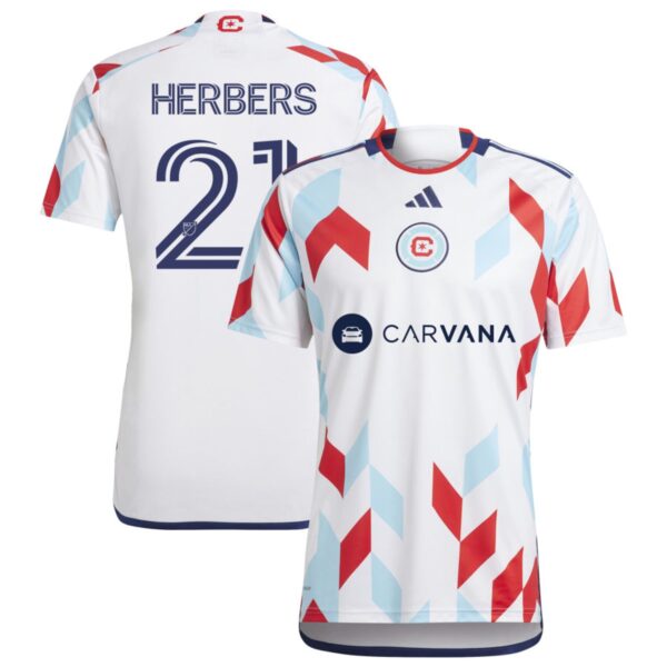 chicago fire 2024 a kit for all jersey white 21 herbers 201177063