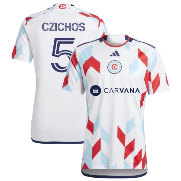 chicago fire 2024 a kit for all jersey white 5 czichos 201177063