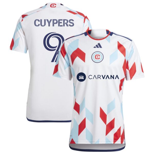 chicago fire 2024 a kit for all jersey white 9 cuypers 201177063