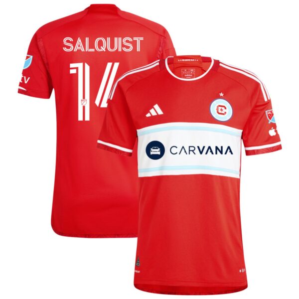 Chicago Fire 2024 Return To Red Authentic Jersey Red 14 Salquist