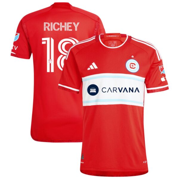 Chicago Fire 2024 Return To Red Authentic Jersey Red 18 Richey