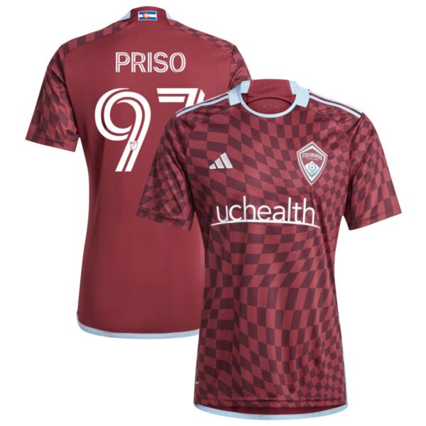 colorado rapids 2024 one flag kit jersey burgundy 97 priso 201110892