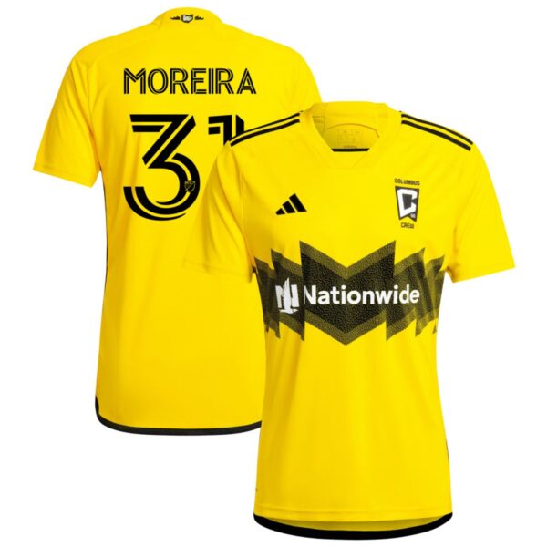 columbus crew 2024 the home kit jersey yellow 31 moreira 201110893