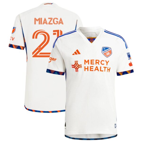 Fc Cincinnati 2024 The Canvas Kit Authentic Jersey White 21 Miazga