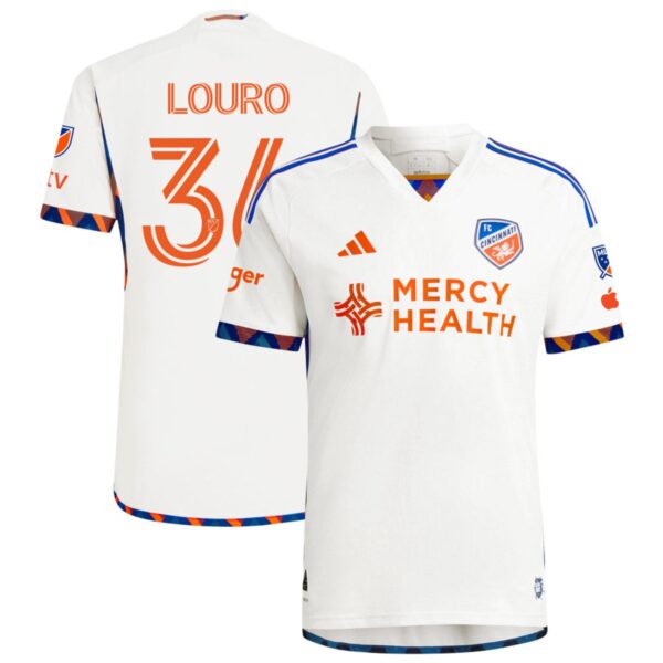 Fc Cincinnati 2024 The Canvas Kit Authentic Jersey White 36 Louro