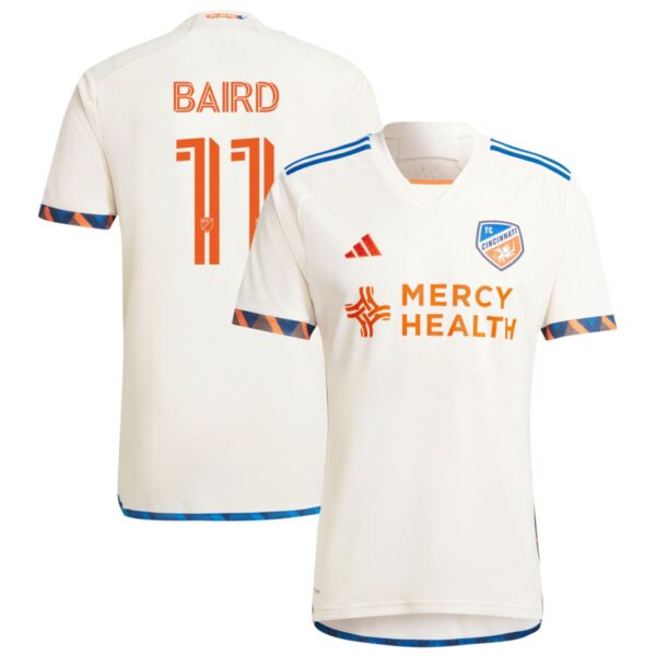 fc cincinnati 2024 the canvas kit jersey white 11 baird 201113216