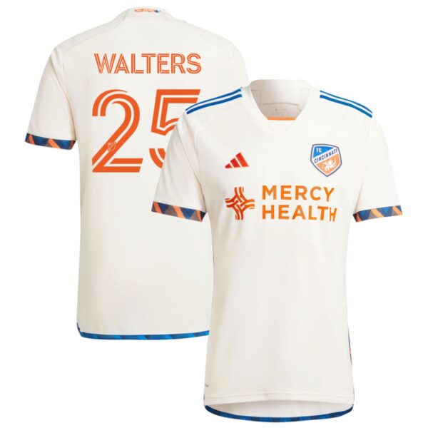 fc cincinnati 2024 the canvas kit jersey white 25 walters 201113216