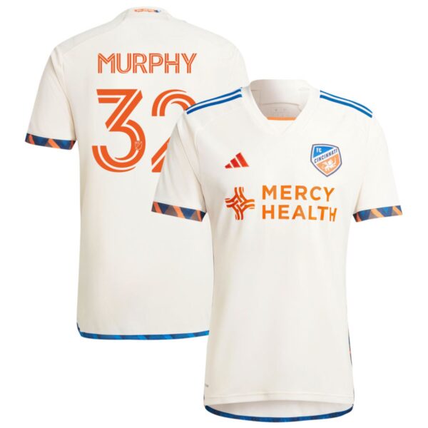 fc cincinnati 2024 the canvas kit jersey white 32 murphy 201113216