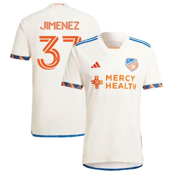 fc cincinnati 2024 the canvas kit jersey white 37 jimenez 201113216