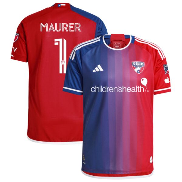 Fc Dallas 2024 After Burner Authentic Jersey Navy 1 Maurer