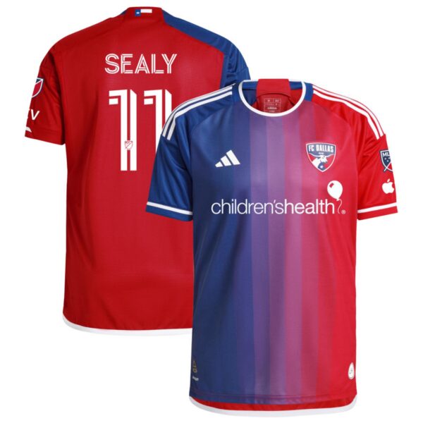 Fc Dallas 2024 After Burner Authentic Jersey Navy 11 Sealy