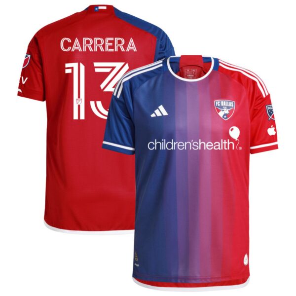 Fc Dallas 2024 After Burner Authentic Jersey Navy 13 Carrera