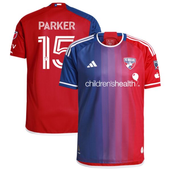 Fc Dallas 2024 After Burner Authentic Jersey Navy 15 Parker